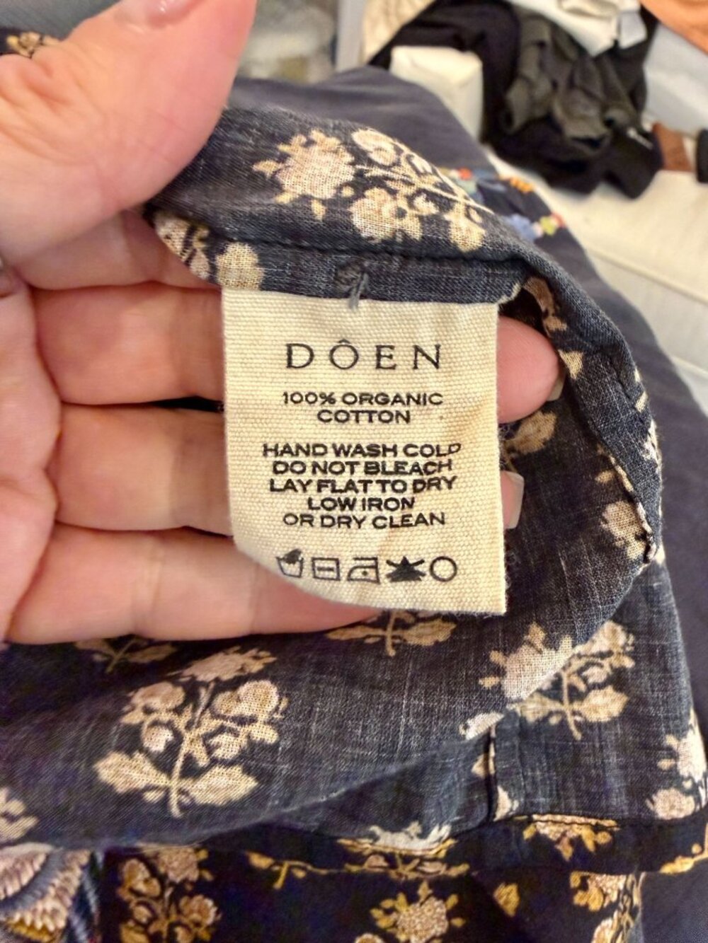 Doen Rhiannon Dress -- Noir Meadowsweet Floral - size M - Picture 5 of 8